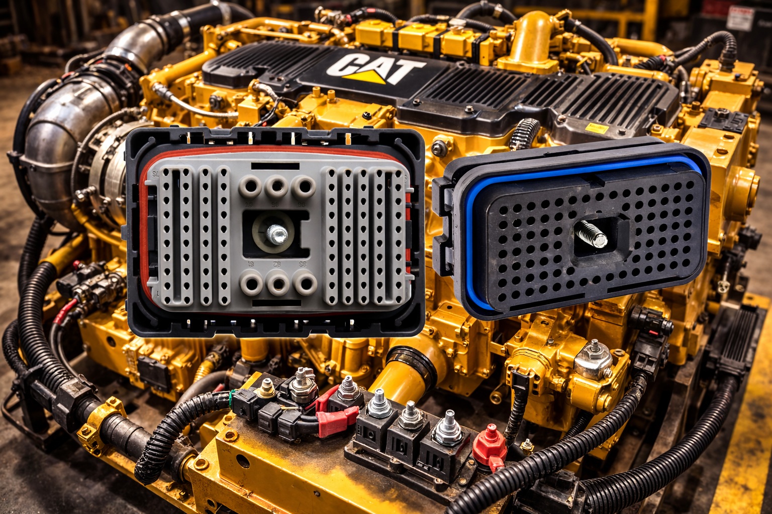 Kess 3 70-Pin + 86-Pin CAT ECM Power Connector (A6E2 / A6E4 Compatible)